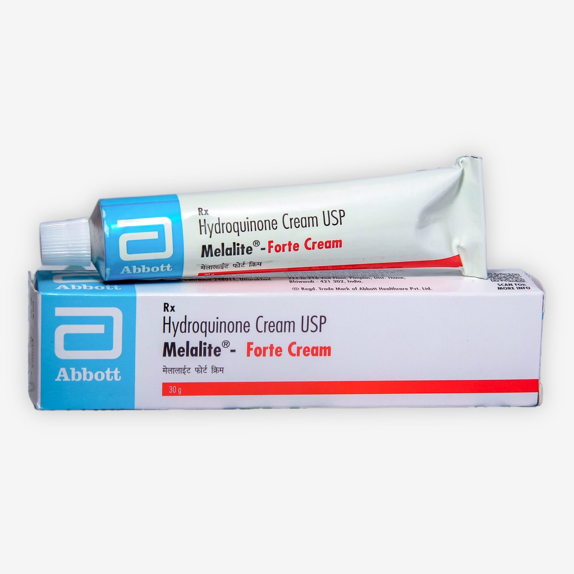Abbott’s Melalite Forte 4% hydroquinone cream 30g